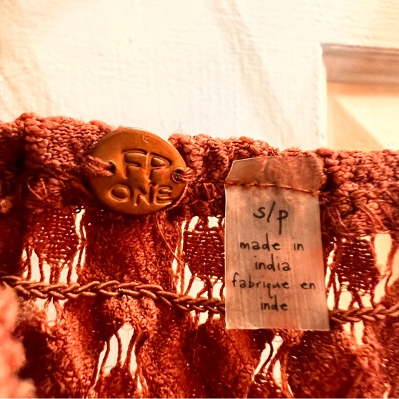 Free People Women Adella Sleeveless Slip Dress Ochre long copper colored - Picture 13 of 13